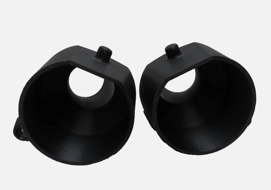 "BrakeBreeze" Luftführung Bremsenkühlung für BMW E46 ohne M Paket Trichter Set Brake Cooling