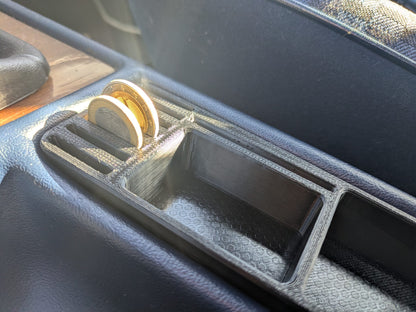 "Cup-n-Stuff" Cupholder & Ablagefächer in Mittelkonsole für Mercedes Benz W201 190E