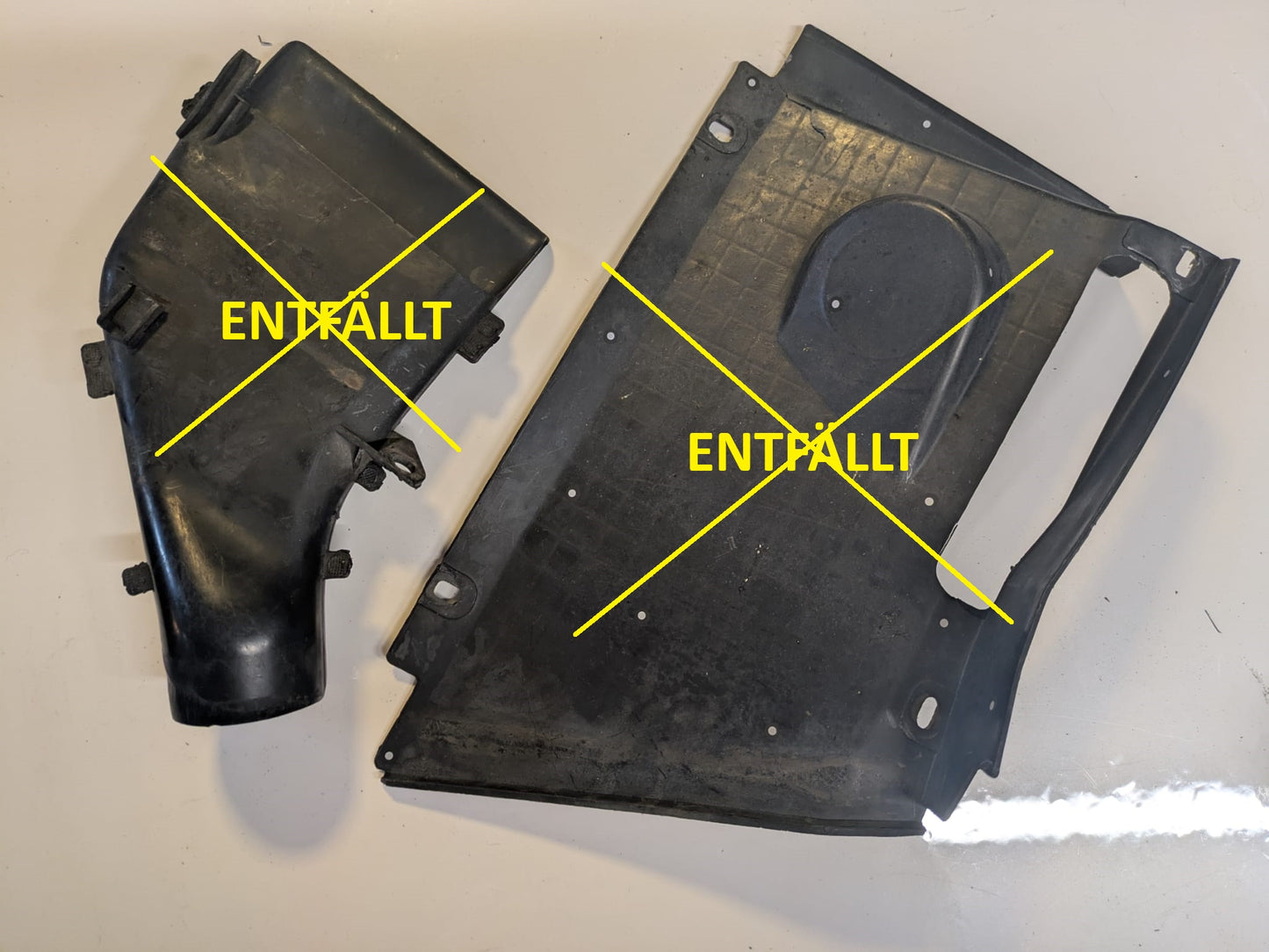 "Inhalator" Kaltluftansaugung in der Front für Mercedes Benz W201 190E