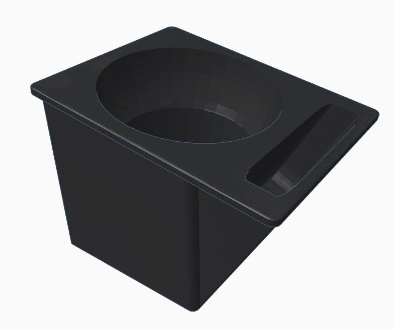 "Sip-n-Scroll" Mini Cupholder Becherhalter Getränkehalter für Mercedes R129 SL 500 320 300 73 AMG in Vließeinsatz