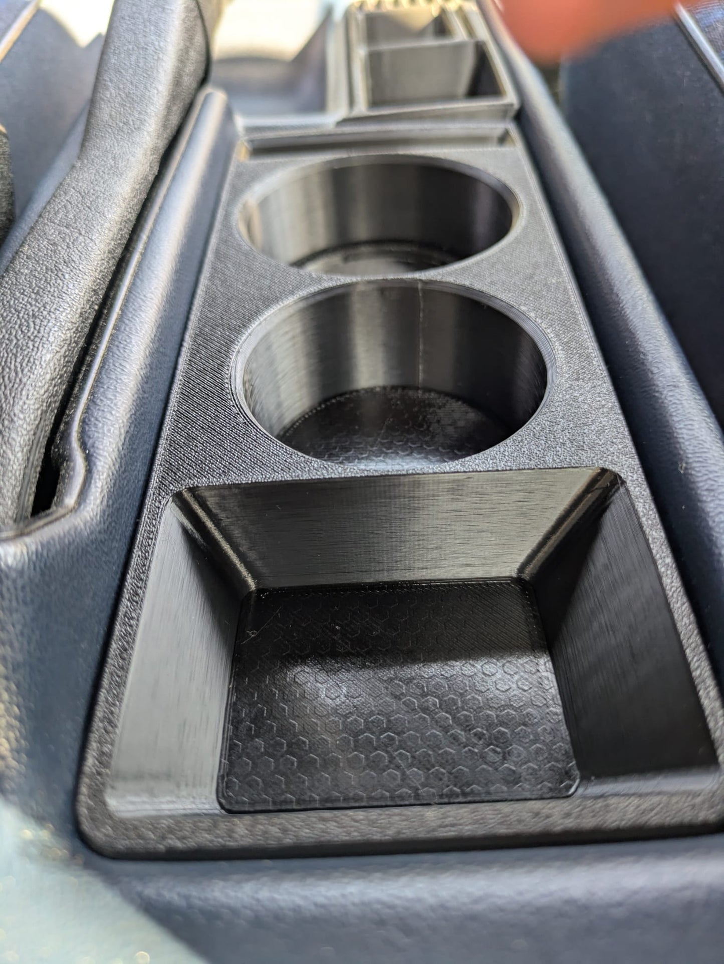 "Cup-n-Stuff" Cupholder & Ablagefächer in Mittelkonsole für Mercedes Benz W201 190E