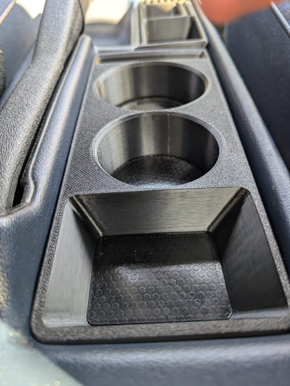 "Cup-n-Stuff" Cupholder & Ablagefächer in Mittelkonsole für Mercedes Benz W201 190E