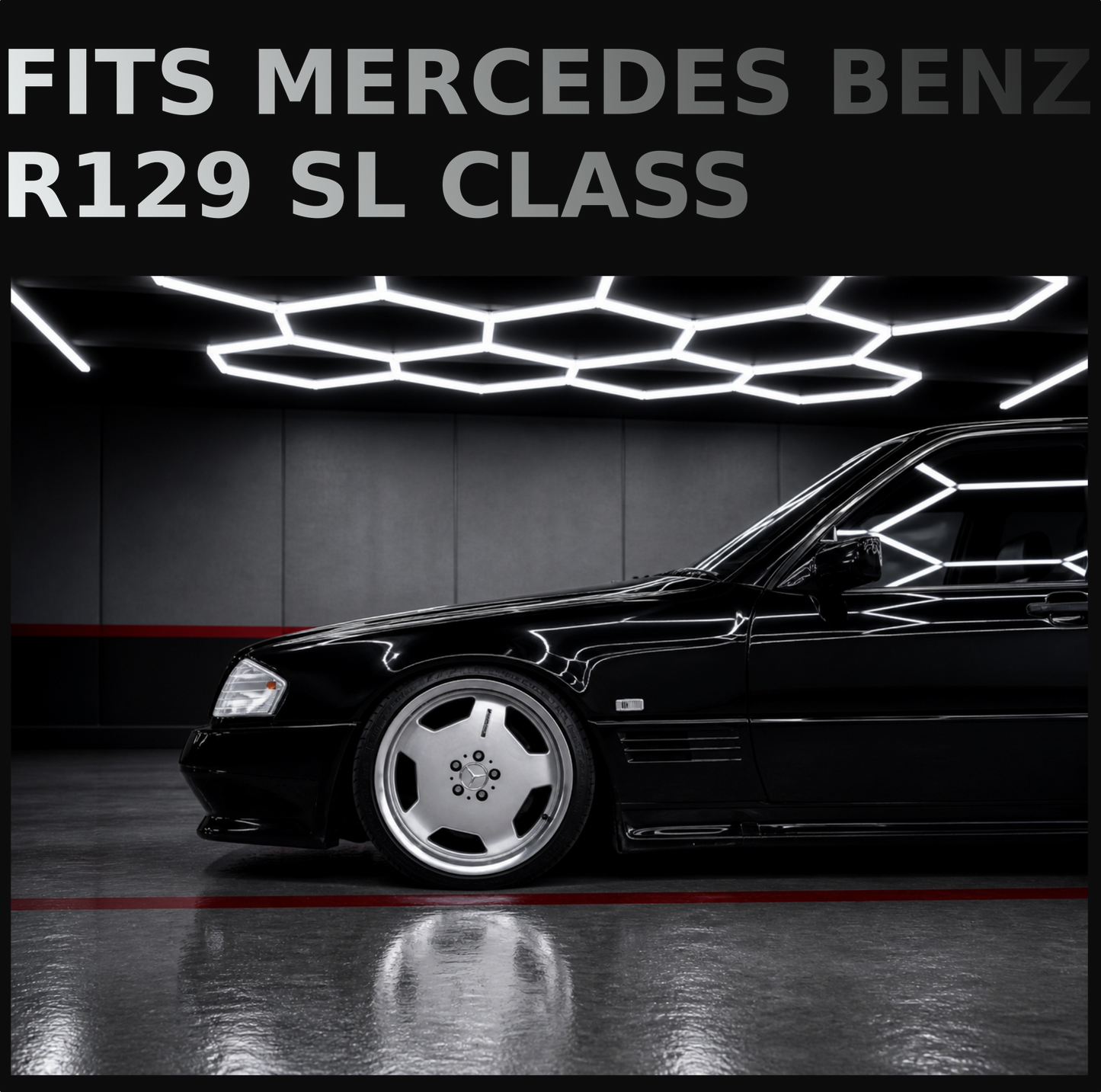 "Fat-Baby-Benz" Kotflügelverbreiterungssatz Fender für Mercedes Benz W201 W202 W124 AMG +5mm Set