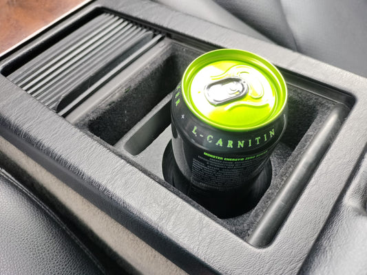 "Sip-n-Scroll" Mini Cupholder Becherhalter Getränkehalter für Mercedes R129 SL 500 320 300 73 AMG in Vließeinsatz