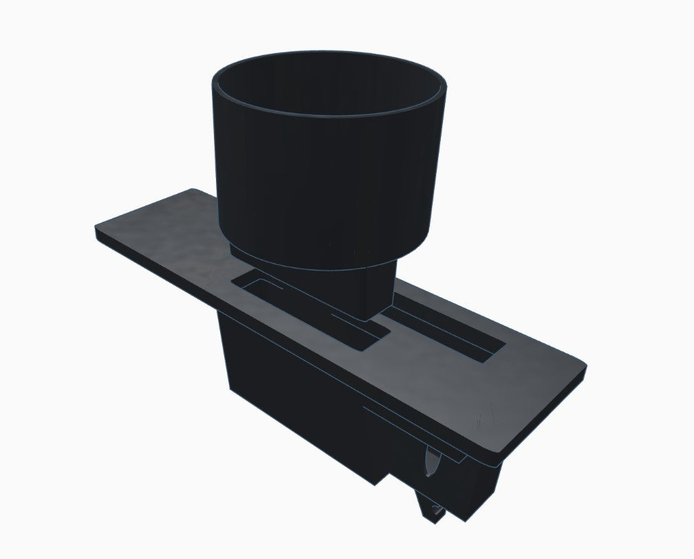 "Pour-tion Control" Handyhalter Becherhalter Ablagefach Smartphonehalter für Porsche 911 997