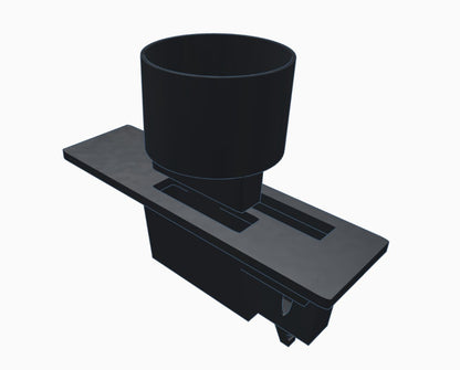 "Pour-tion Control" Handyhalter Becherhalter Ablagefach Smartphonehalter für Porsche 911 997