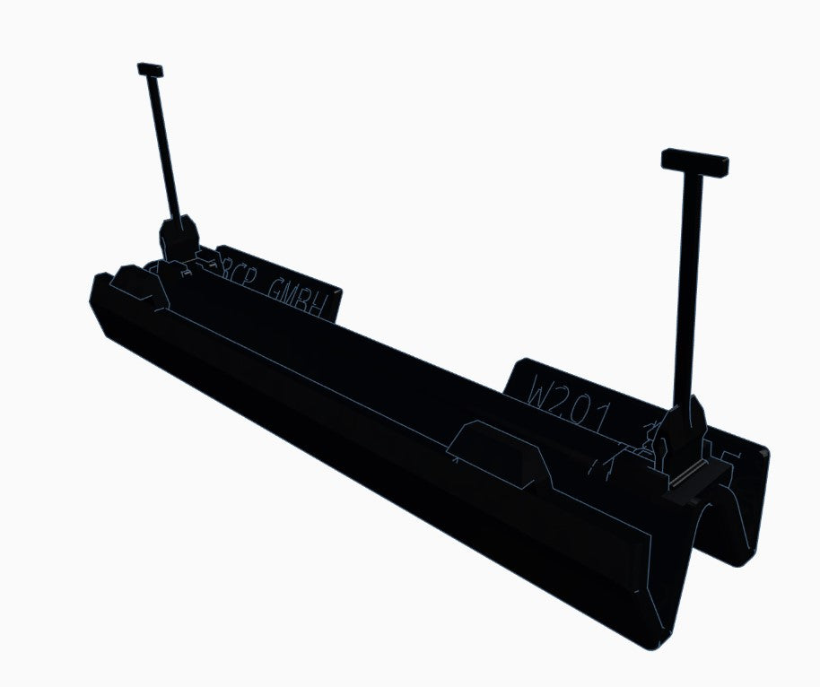 "Hide-a-Hook" Abdeckung für Abschlepphaken für Mercedes Benz W201 190E