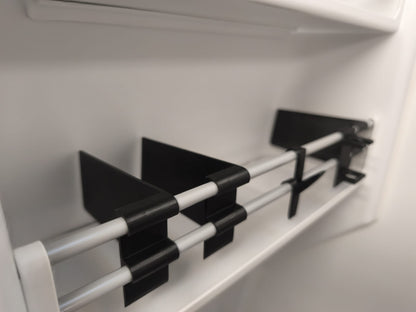 "Bubble-Box" Trenner für das Badregal beim VW Crafter Grand California