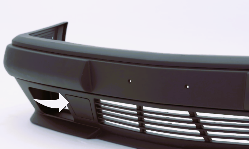 Abdeckung Abschlepphaken Rechts für Mercedes W124 C124 AMG Paket Styling I 1