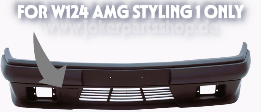 Abdeckung Abschlepphaken Rechts für Mercedes W124 C124 AMG Paket Styling I 1