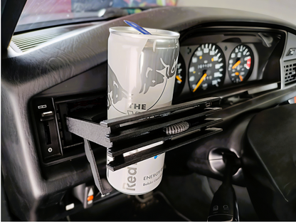 "Automatic Latte Ventilator" Ausfahrender Getränkehalter in Lüfterdüse für Mercedes Benz W201 190E