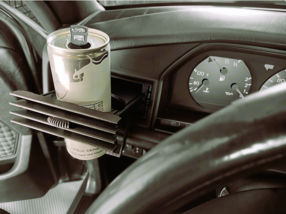 "Automatic Latte Ventilator" Ausfahrender Getränkehalter in Lüfterdüse für Mercedes Benz W201 190E