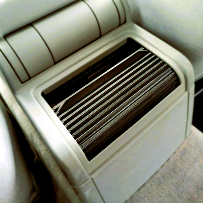 "Slide-n-Hide" Aschenbecherdeckel Rollo Gleitrollo Deckel für BMW E46 Coupe Cabrio Limo hinten