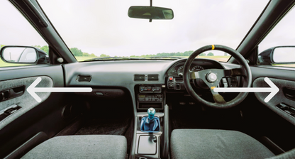 Türgriffschalen Schalen für Nissan Silvia S13 180SX Kappen Deckel Cover Frame