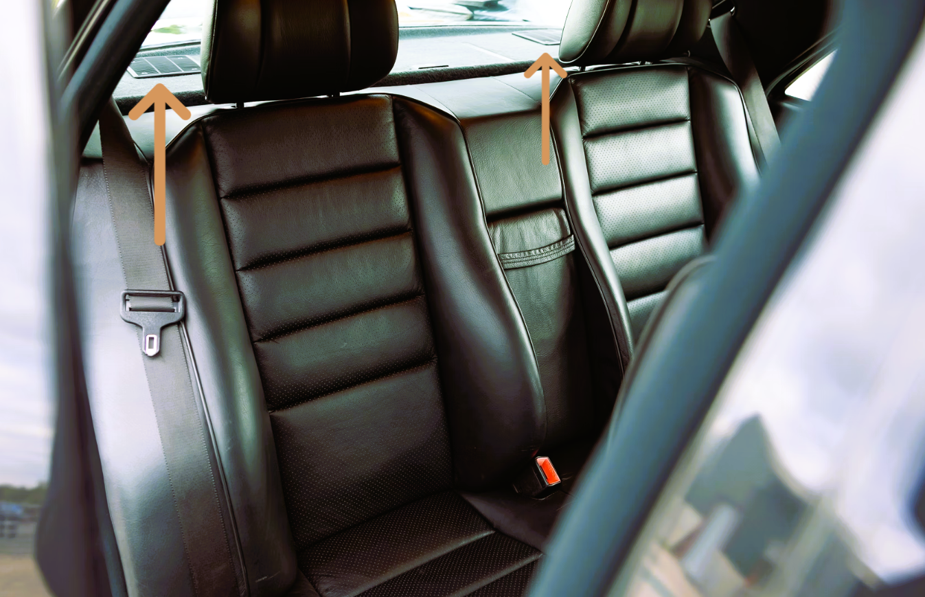 Audio Abdeckung +4mm Höher hinten Boxen für Mercedes-Benz W201 190E A2018200012