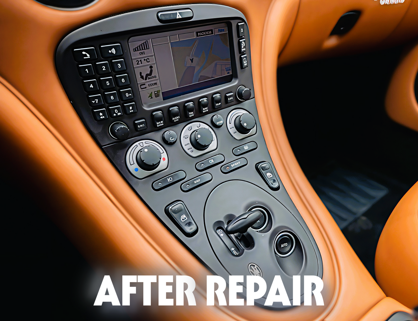 "StickyStopper" Sticky Buttons Reparatur Set Aufkleber Klimabedienung Radio für Maserati 4200GT 3200GT
