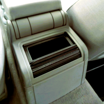 "Slide-n-Hide" Aschenbecherdeckel Rollo Gleitrollo Deckel für BMW E46 Coupe Cabrio Limo hinten