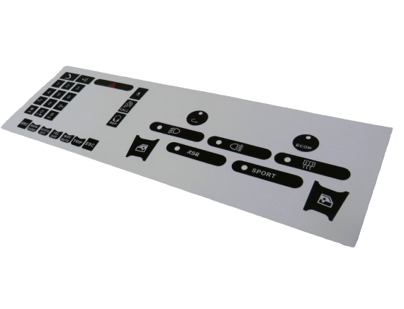 "StickyStopper" Sticky Buttons Reparatur Set Aufkleber Klimabedienung Radio für Maserati 4200GT 3200GT