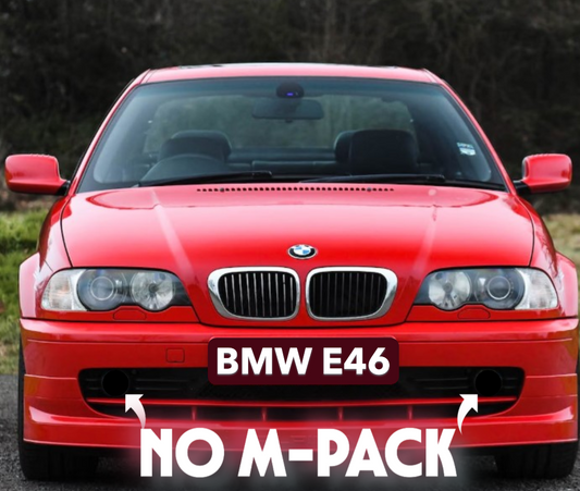 "BrakeBreeze" Luftführung Bremsenkühlung für BMW E46 ohne M Paket Trichter Set Brake Cooling