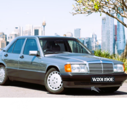 "Hide-a-Hook" Abdeckung für Abschlepphaken für Mercedes Benz W201 190E