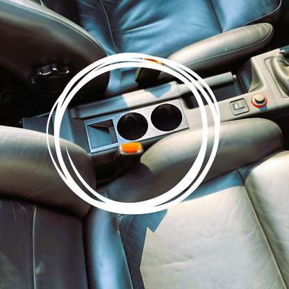 "Sip-n-Stash" Becherhalter Cupholder Getränkehalter für Audi 80 90 B3 B4 Typ89 Cabrio Coupe S2