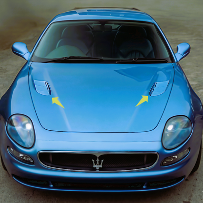 "HoodVents" Luftauslässe Motorhaube für Maserati 3200GT V8 Turbo Coupe Cabrio Cambiocorsa