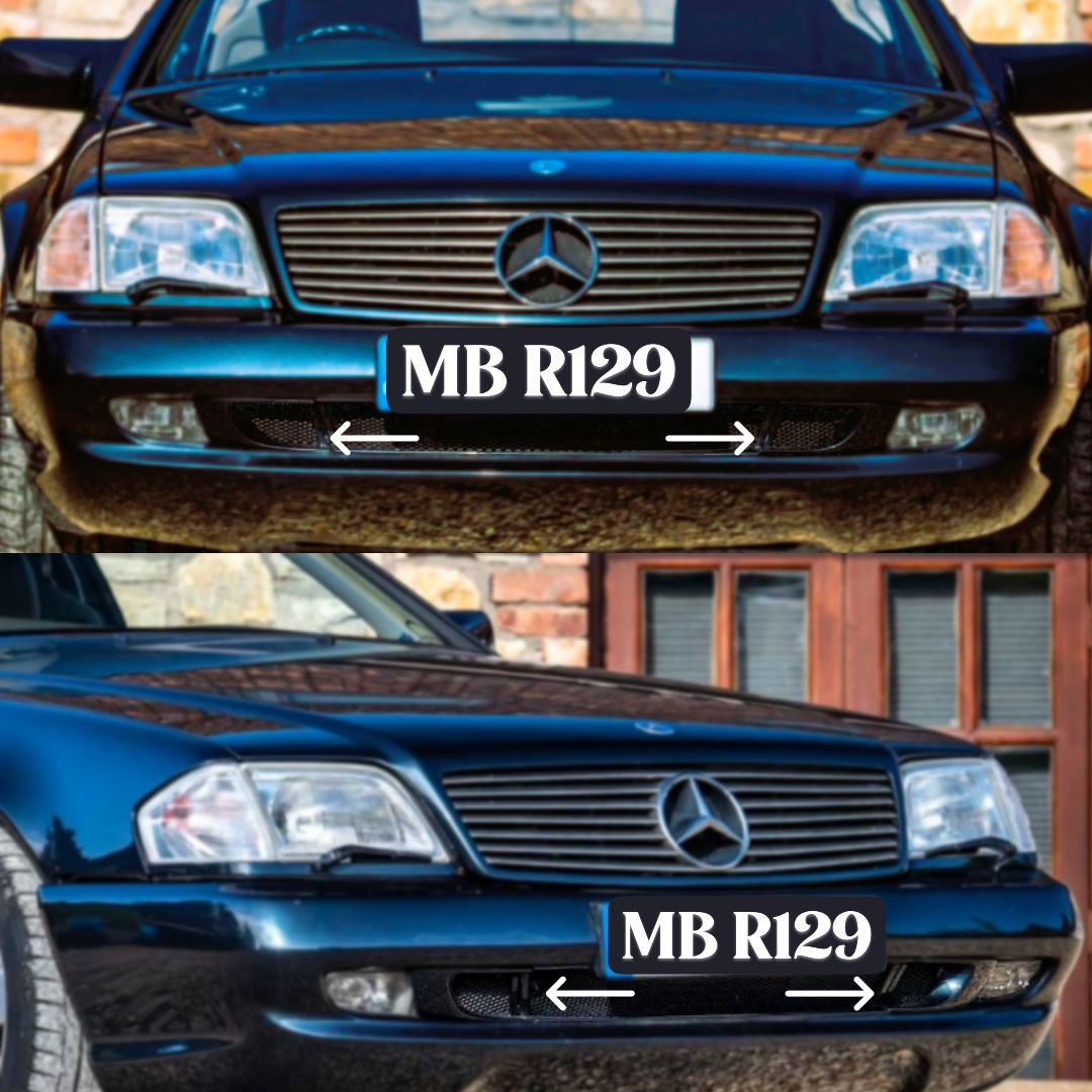 "Hide-a-Hook" Mercedes Benz R129 Stoßstange Kappe Abschleppöse Vorne Links Rechts SL AMG