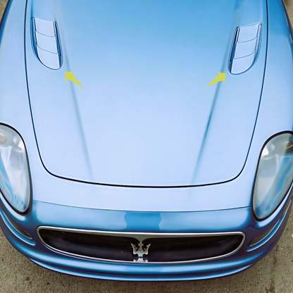 "HoodVents" Luftauslässe Motorhaube für Maserati 3200GT V8 Turbo Coupe Cabrio Cambiocorsa