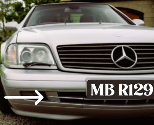 "Hide-a-Hook" MOPF 129 880 02 05 Tow-Hook-Cover Deckel in Bumper für Mercedes R129 SL500 MOPF Frame