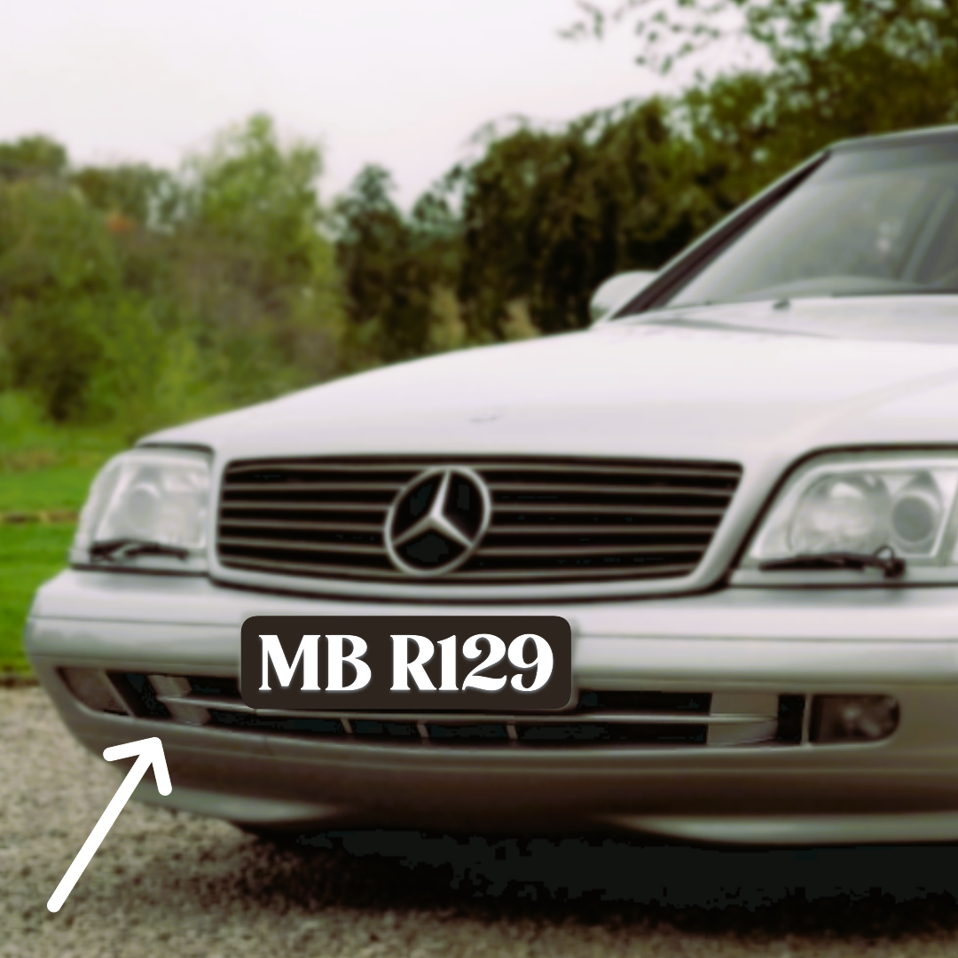 "Hide-a-Hook" MOPF 129 880 02 05 Tow-Hook-Cover Deckel in Bumper für Mercedes R129 SL500 MOPF Frame