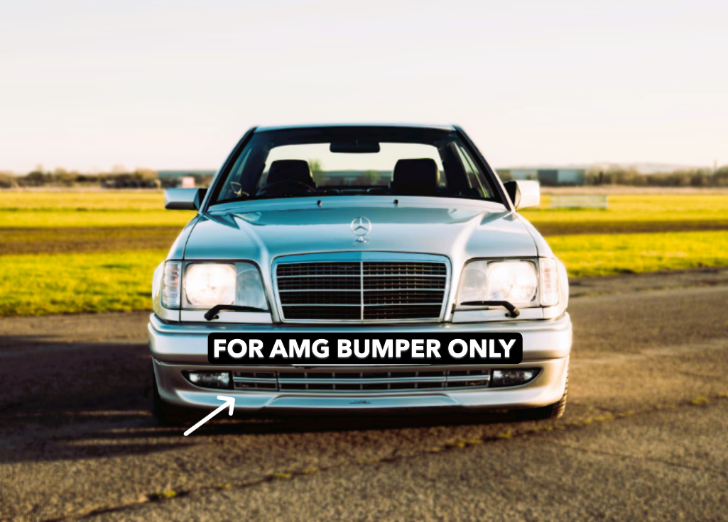 Tow Hook Cover in AMG Stoßstange für Mercedes Benz W124 C124