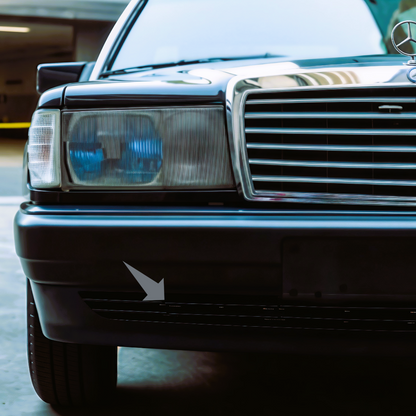 "Hide-a-Hook" Abdeckung für Abschlepphaken für Mercedes Benz W201 190E