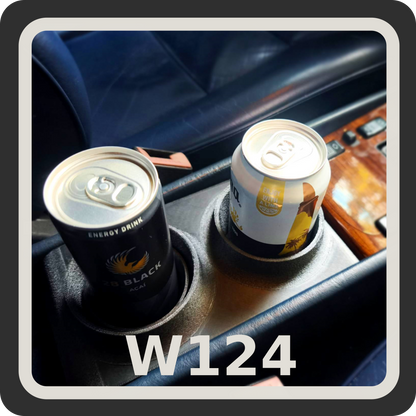 Getränkehalter in Mittelkonsole für Mercedes Benz W124 C124 S124 Cupholder E-Klasse