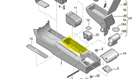 “Double Sip, Zero Slip" Becherhalter Cupholder Getränkehalter Einsatz für Audi A4 B5 Mittelkonsole