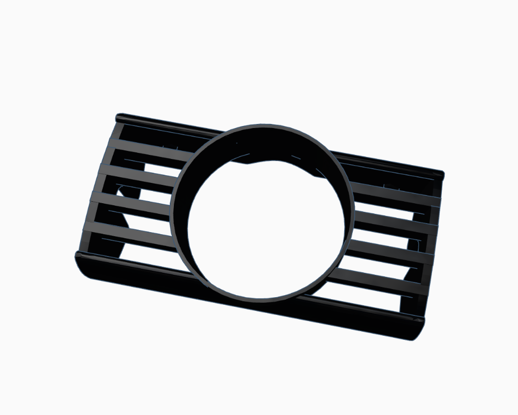 "GaugeVent" 52MM Anzeigenhalter Öldruckanzeige Lüfterdüse für Mercedes Benz W201 190E 190D