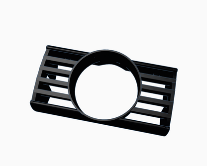 "GaugeVent" 52MM Anzeigenhalter Öldruckanzeige Lüfterdüse für Mercedes Benz W201 190E 190D