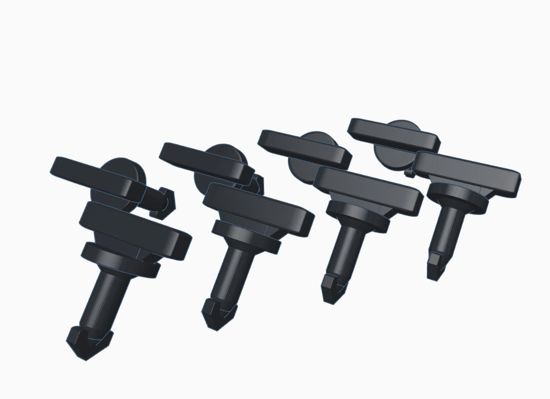 "The Maserati Snap Pack" Satz Verschlüsse Motorraum Abdeckungen  für Maserati 4200 GT V8 Coupe Cabriolet