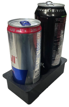 "Beetlejuice Holder" Getränkehalter Dose Cup Einsatz für Ascher VW T3 Vanagon Transporter 251 857 301