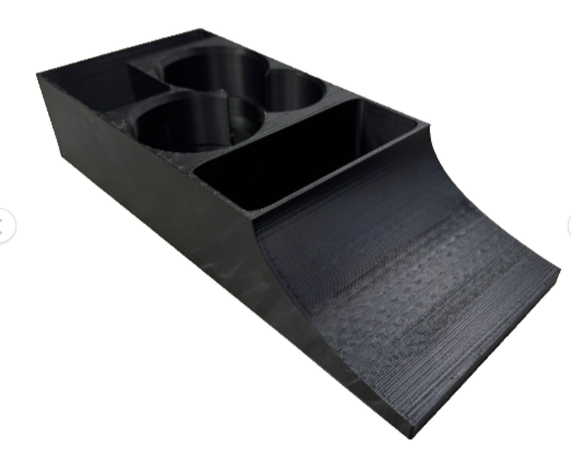 "Triple Sip Commander" Becherhalter Cupholder Getränkehalter für Mercedes S123 W123 C123 Mittelkonsole