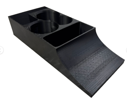 "Triple Sip Commander" Becherhalter Cupholder Getränkehalter für Mercedes S123 W123 C123 Mittelkonsole