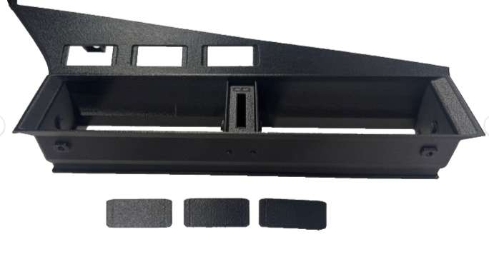 "Center Stage Trio" Innenraum Blende Mittelkonsole 3-Loch inkl. Blinddeckel für Mercedes-Benz 190E