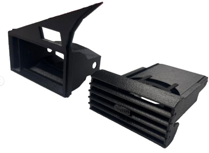 "Cupholder Disguised as a Vent" Mercedes W201 190E Rahmen + Cupholder Lüftungsdüse links