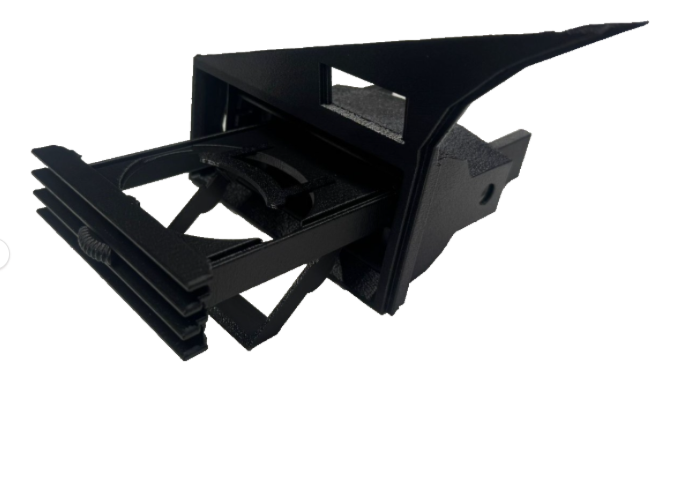 "Cupholder Disguised as a Vent" Mercedes W201 190E Rahmen + Cupholder Lüftungsdüse links