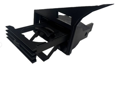 "Cupholder Disguised as a Vent" Mercedes W201 190E Rahmen + Cupholder Lüftungsdüse links