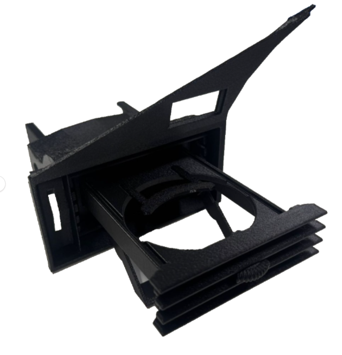 "Cupholder Disguised as a Vent" Mercedes W201 190E Rahmen + Cupholder Lüftungsdüse links