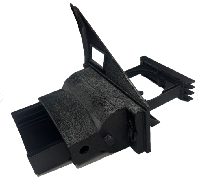 "Cupholder Disguised as a Vent" Mercedes W201 190E Rahmen + Cupholder Lüftungsdüse links