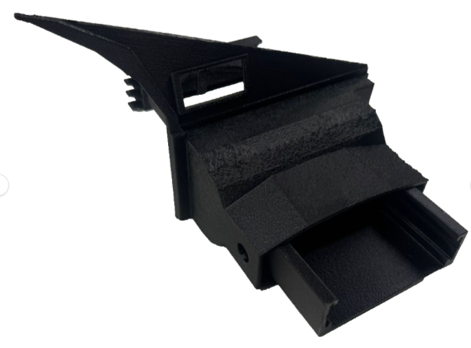 "Cupholder Disguised as a Vent" Mercedes W201 190E Rahmen + Cupholder Lüftungsdüse links