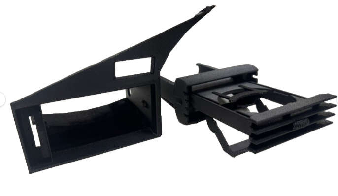 "Cupholder Disguised as a Vent" Mercedes W201 190E Rahmen + Cupholder Lüftungsdüse links