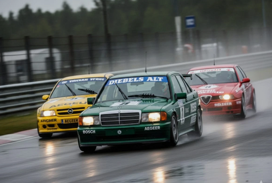 "Hold-Down" Lamellenspoiler für 90er Jahre Fahrzeuge im DTM-Style W201 190E etc.