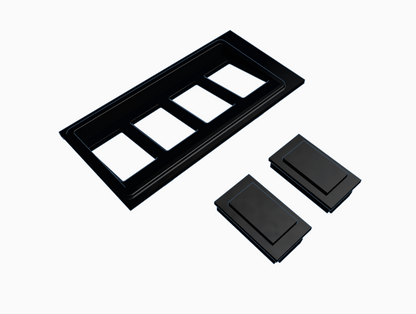 Tacho Blende und Blindstopfen Tastenblende für Golf 1 MKI 171837235 inkl. GTi